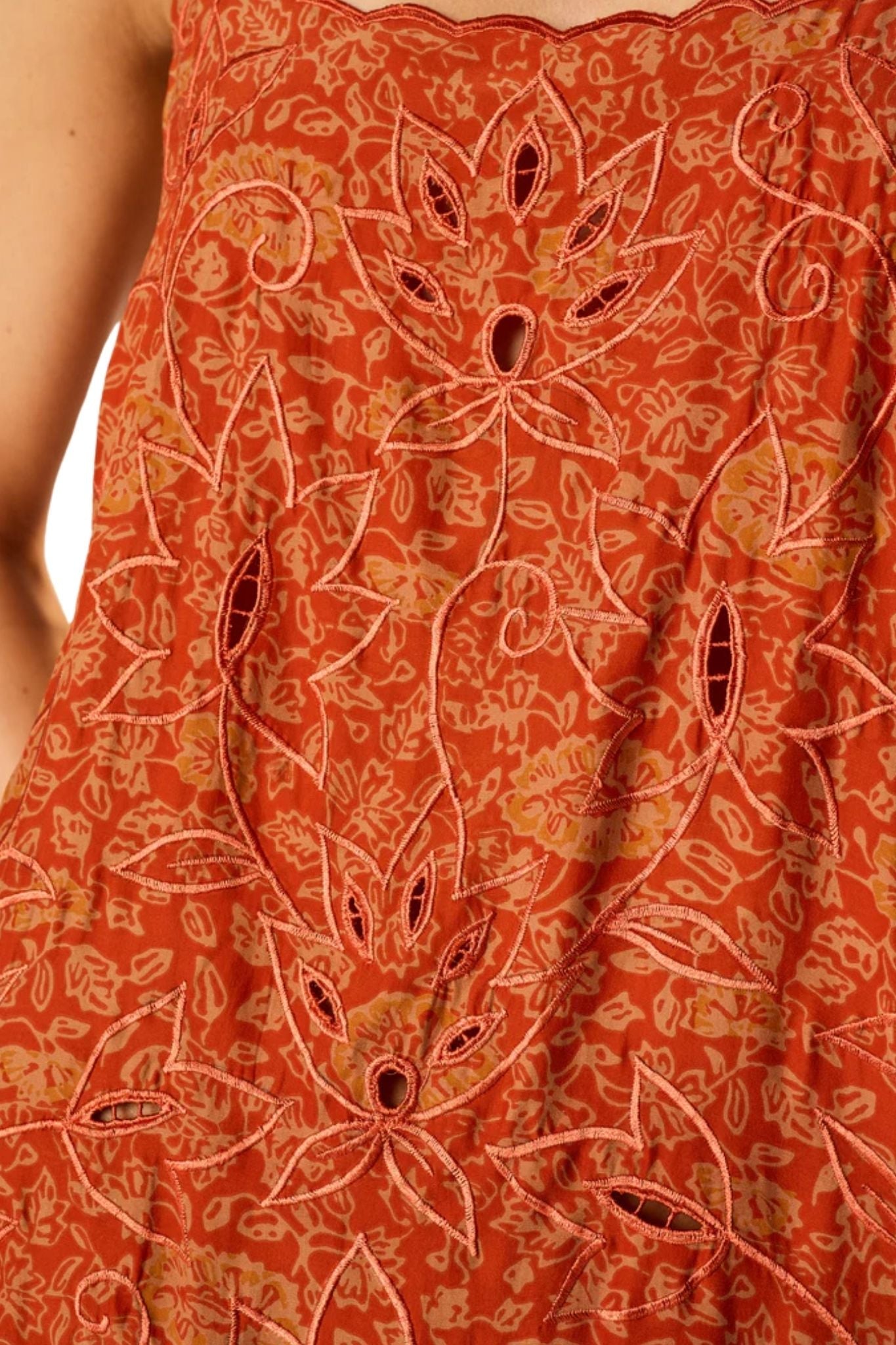 Natalie Martin Nadia Dress - Vermillion