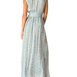 Natalie Martin Nico Sleeveless Maxi with Sash - Vermillion