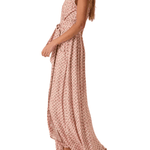 Natalie Martin Nico Sleeveless Maxi With Sash - Vermillion