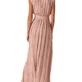 Natalie Martin Nico Sleeveless Maxi With Sash - Vermillion