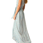 Natalie Martin Nico Sleeveless Maxi with Sash - Vermillion