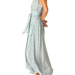 Natalie Martin Nico Sleeveless Maxi with Sash - Vermillion