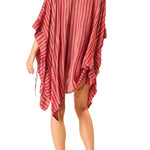 Natalie Martin Paulina Mini Kaftan - Vermillion