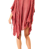 Natalie Martin Paulina Mini Kaftan - Vermillion