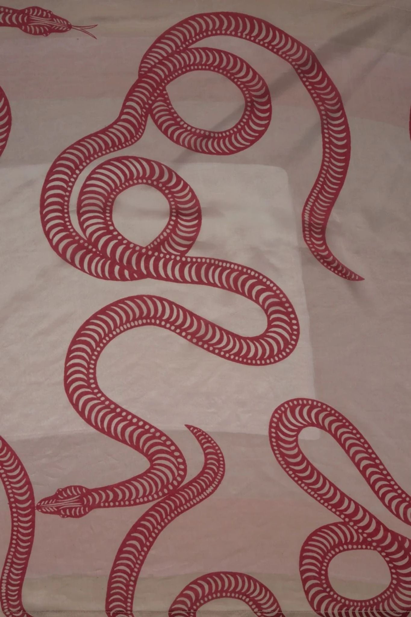 Natalie Martin Paulina Mini Kaftan - Vermillion