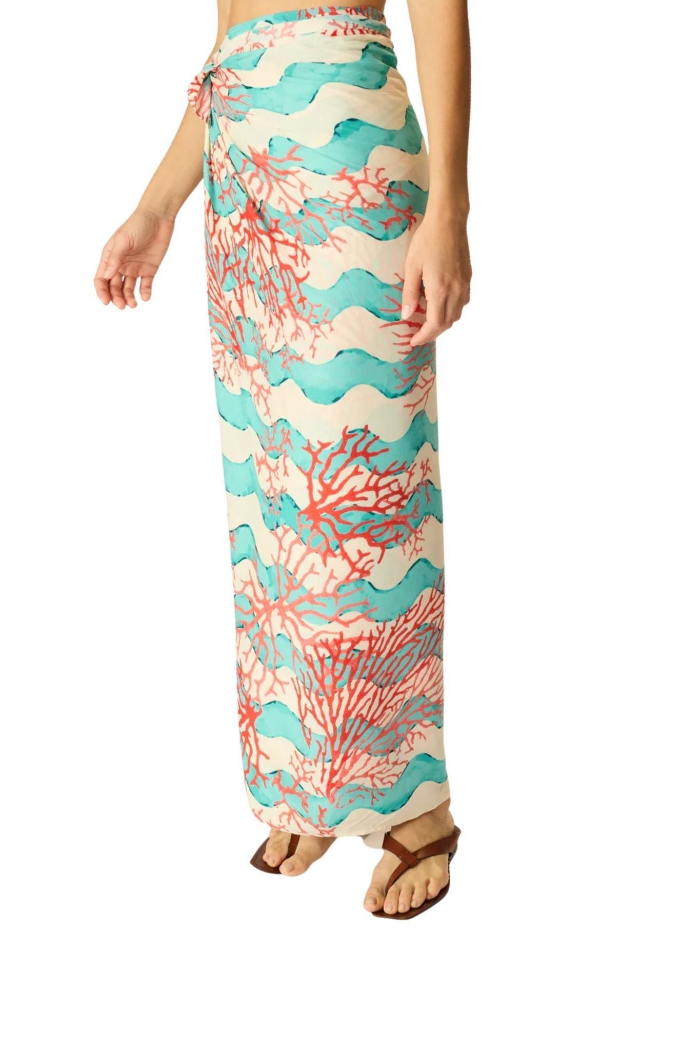 Natalie Martin Sarong/Scarf - Vermillion