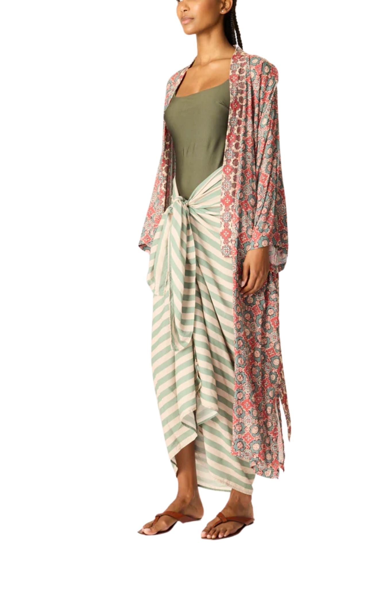 Natalie Martin Sarong/Scarf - Vermillion