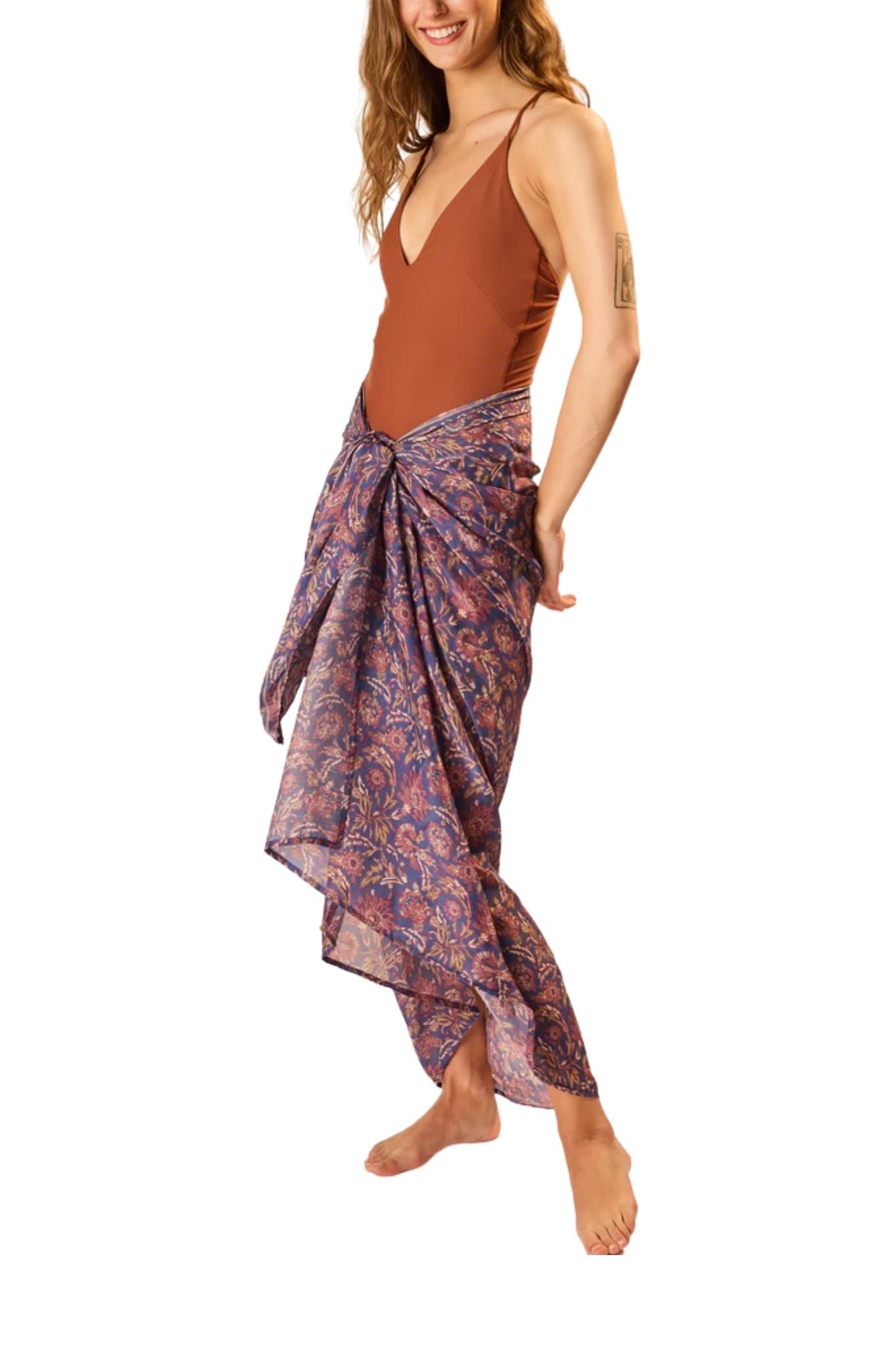 Natalie Martin Sarong/Scarf - Vermillion