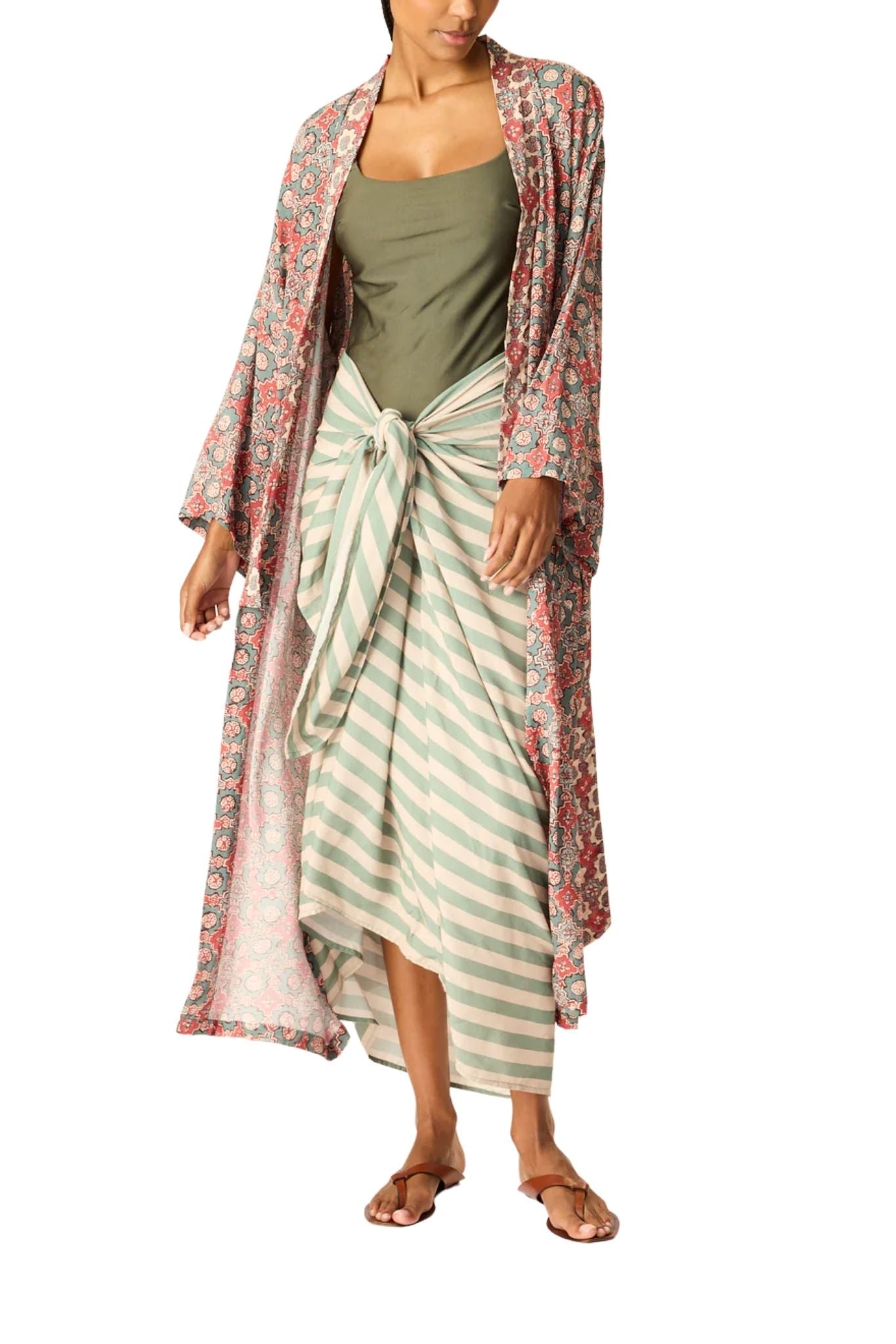 Natalie Martin Sarong/Scarf - Vermillion