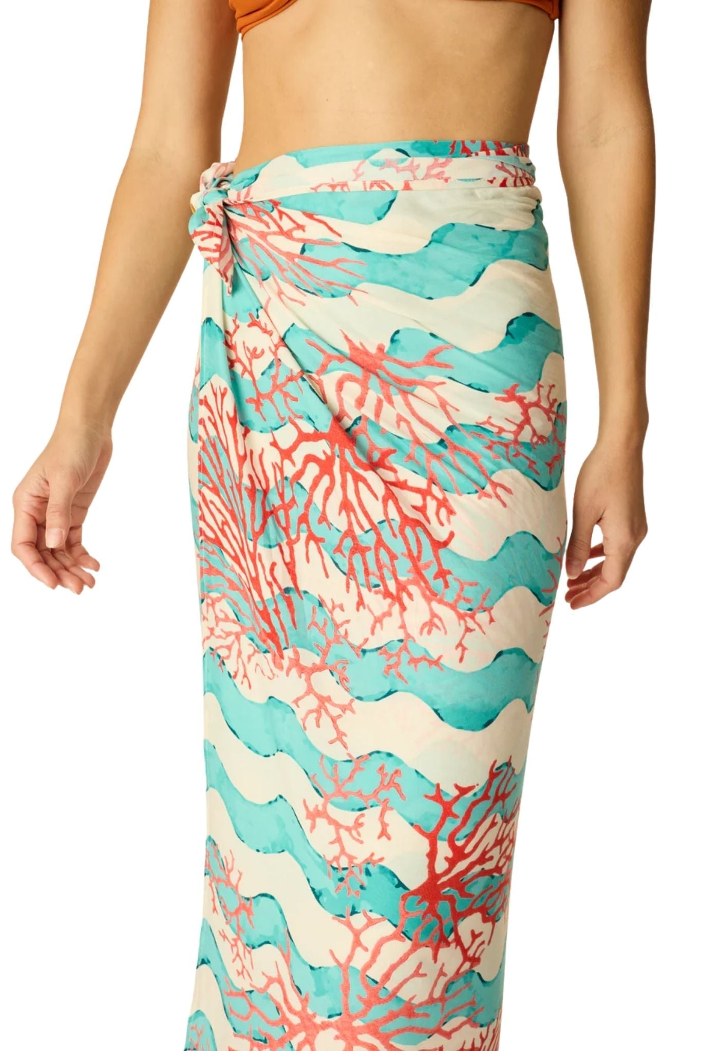 Natalie Martin Sarong/Scarf - Vermillion