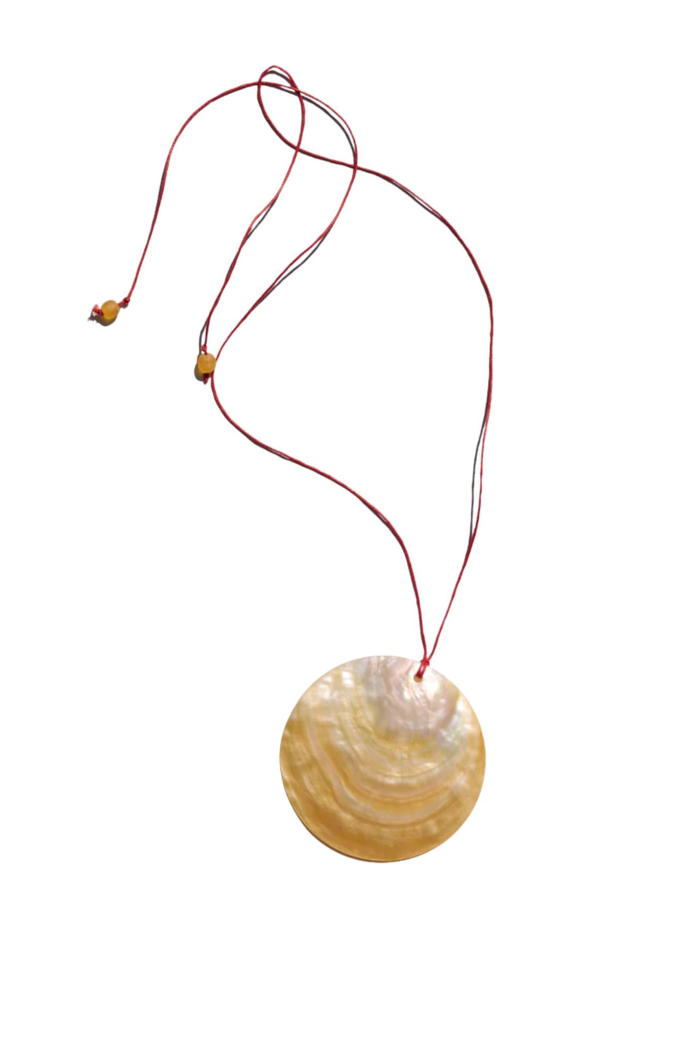 Natalie Martin Shell Necklace - Vermillion