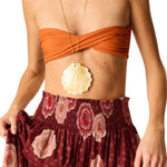 Natalie Martin Shell Necklace - Vermillion