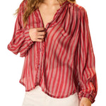 Natalie Martin Tolan Shirt - Vermillion