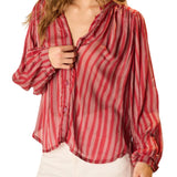 Natalie Martin Tolan Shirt - Vermillion