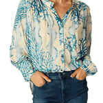 Natalie Martin Tolan Shirt - Vermillion