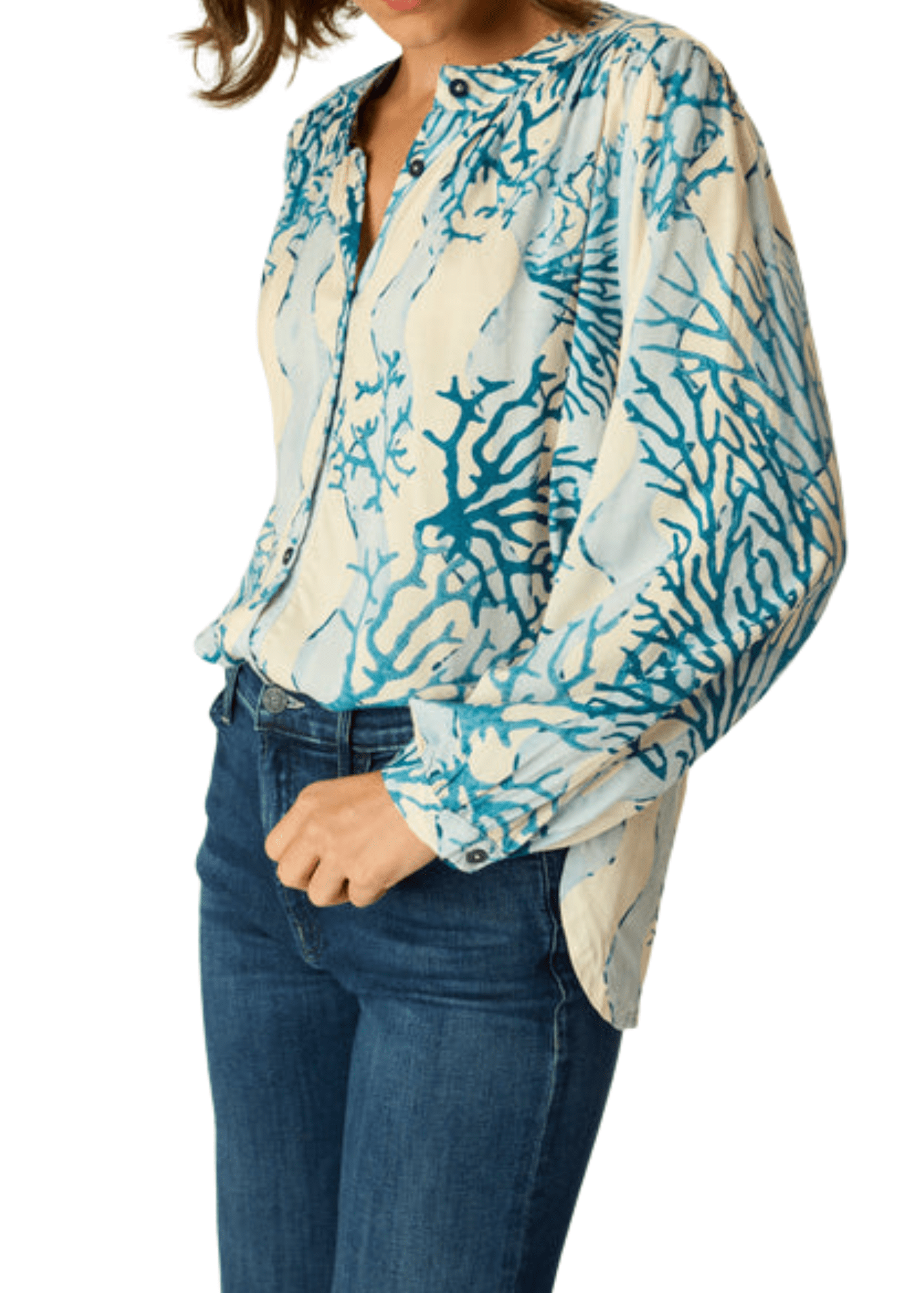 Natalie Martin Tolan Shirt - Vermillion