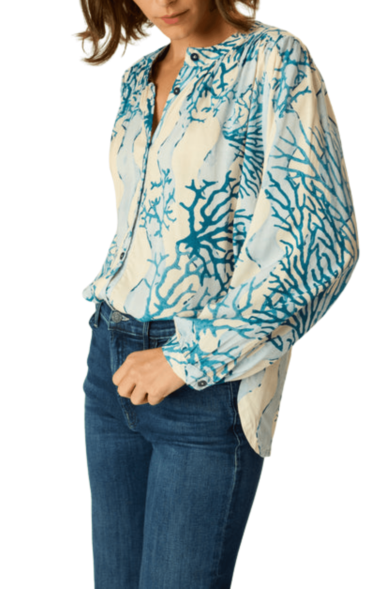 Natalie Martin Tolan Shirt - Vermillion