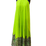 Nikasha Cotton Silk Halter Dress - Vermillion