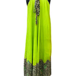 Nikasha Cotton Silk Halter Dress - Vermillion