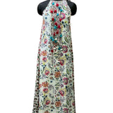 Nikasha Silk Crepe Printed Dress - Vermillion