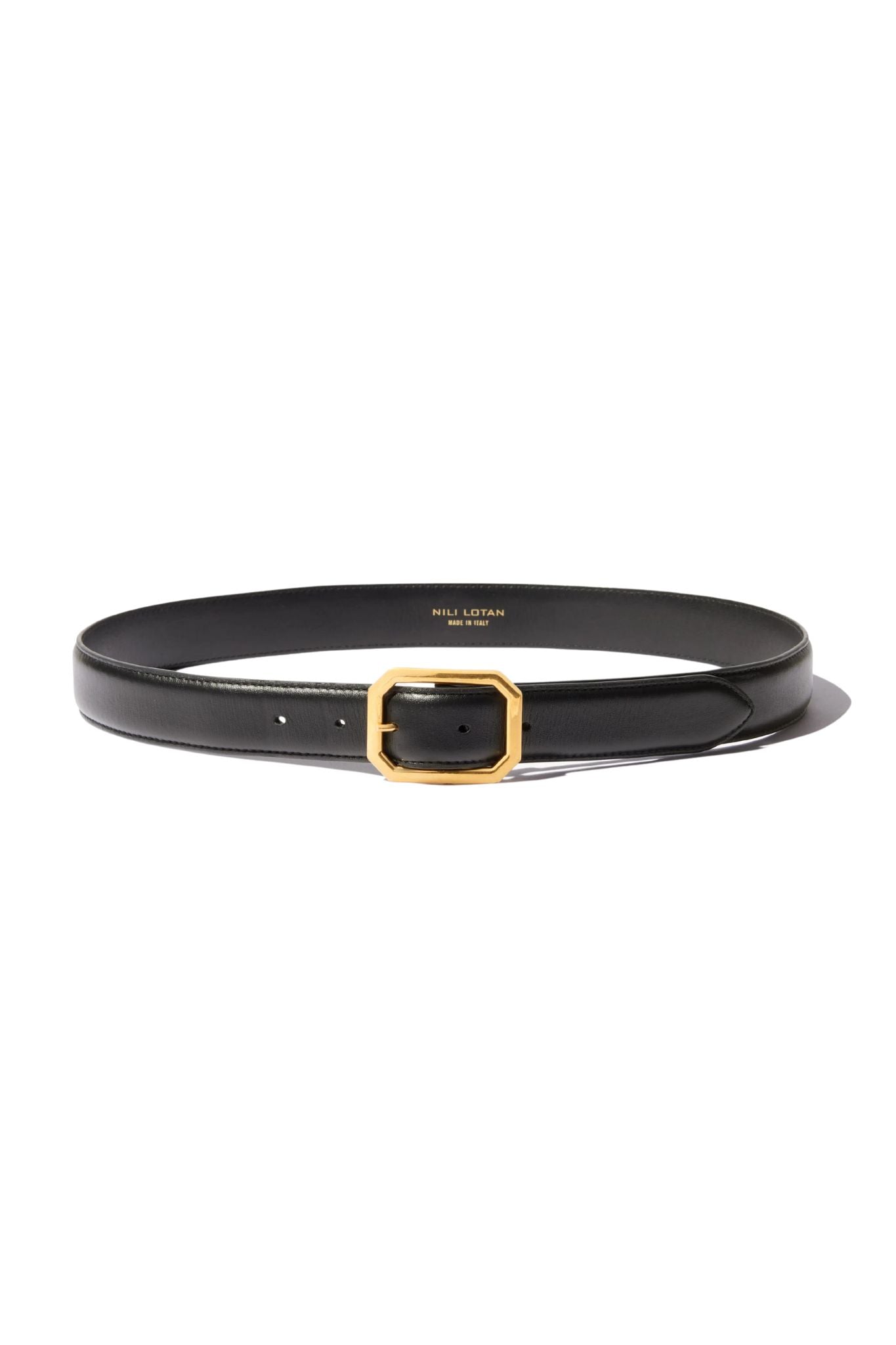 Nili Lotan Anais Belt Black - Vermillion