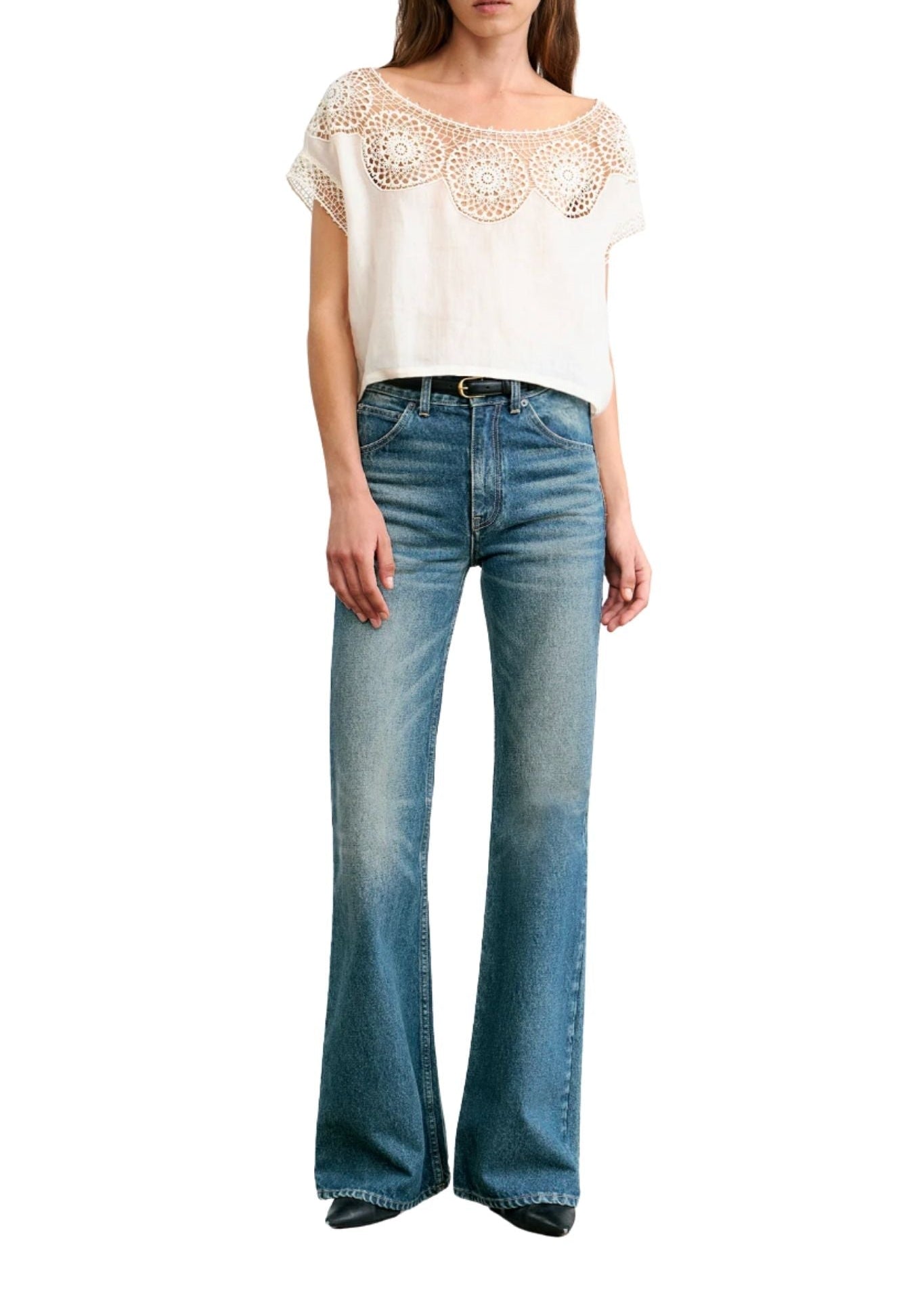 Nili Lotan Caila Top - Vermillion