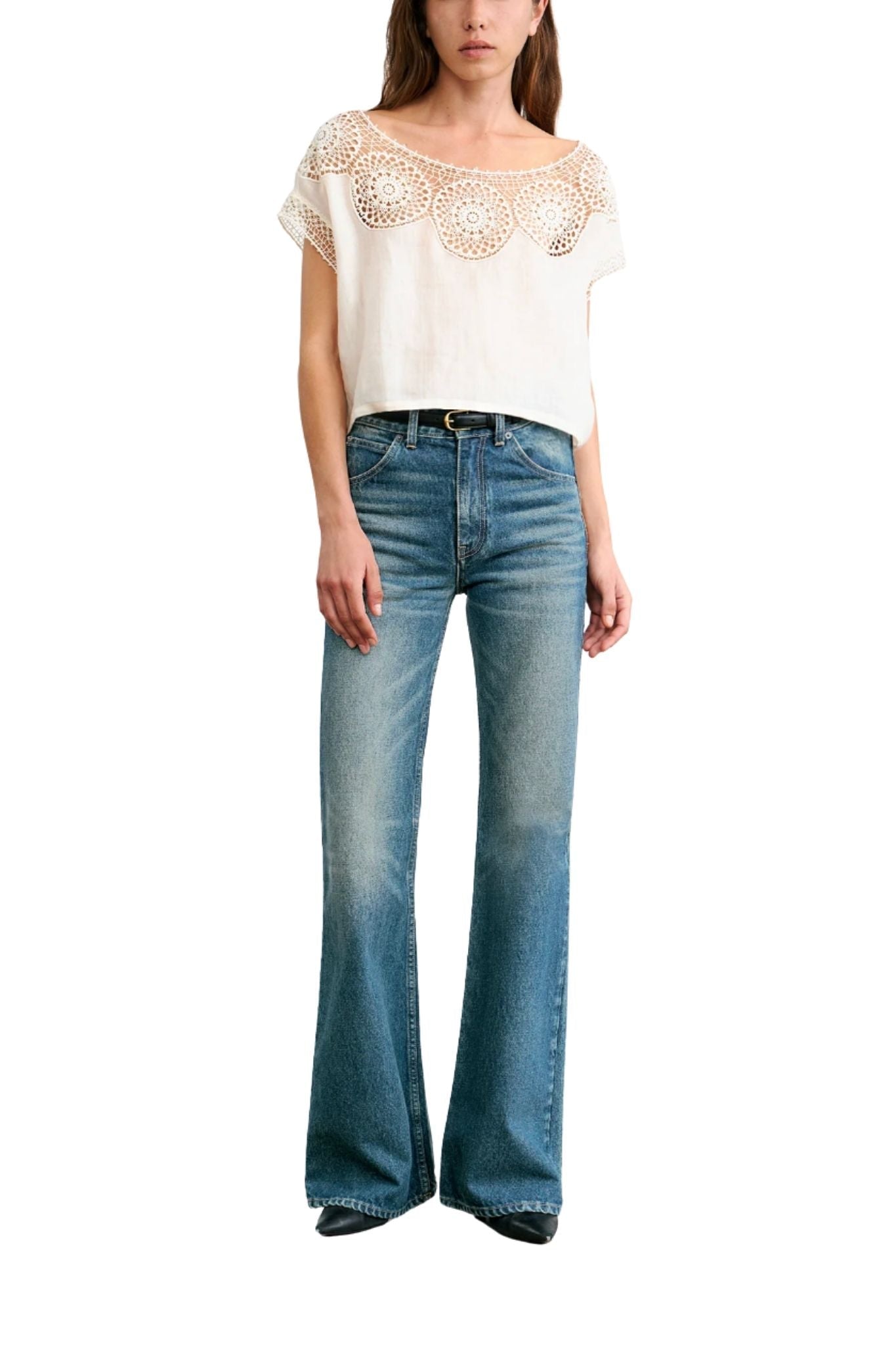 Nili Lotan Caila Top - Vermillion