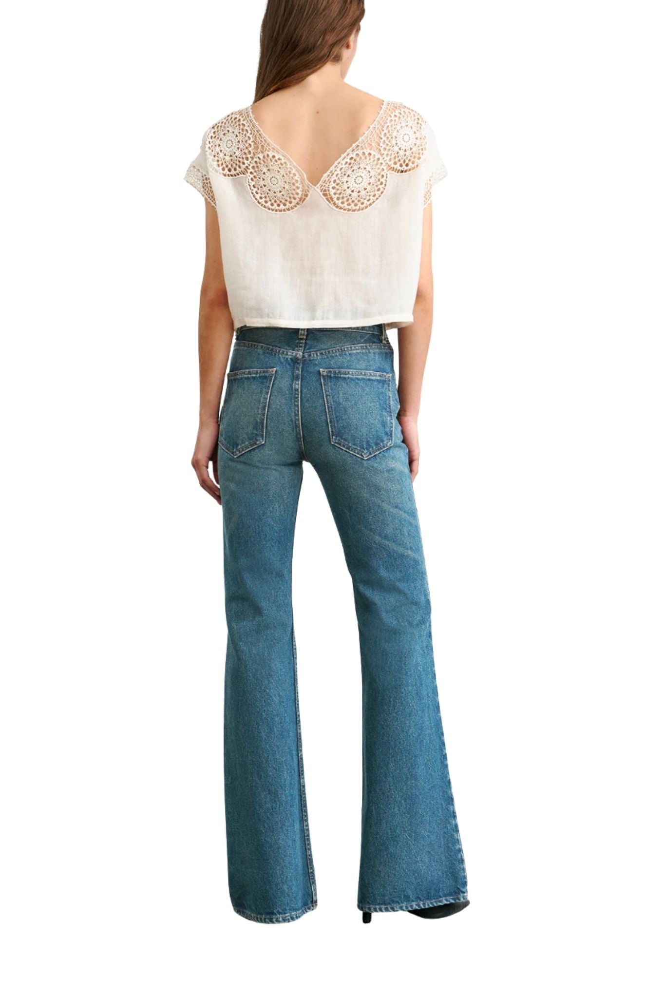 Nili Lotan Caila Top - Vermillion