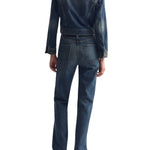 Nili Lotan Carly Denim Jacket - Vermillion