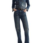 Nili Lotan Carly Denim Jacket - Vermillion