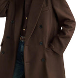 Nili Lotan Edmont Double Breasted Coat - Vermillion