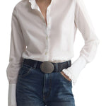 Nili Lotan Elio Shirt - Vermillion