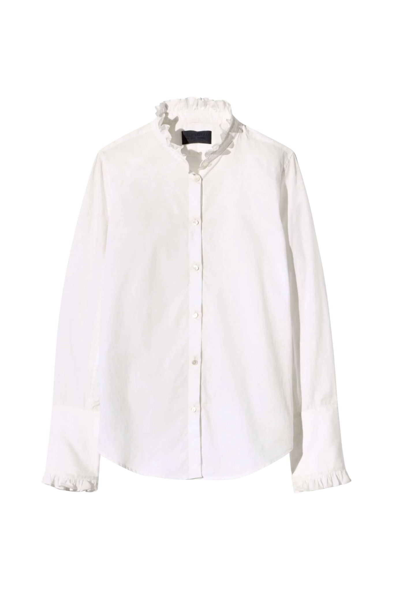Nili Lotan Elio Shirt - Vermillion