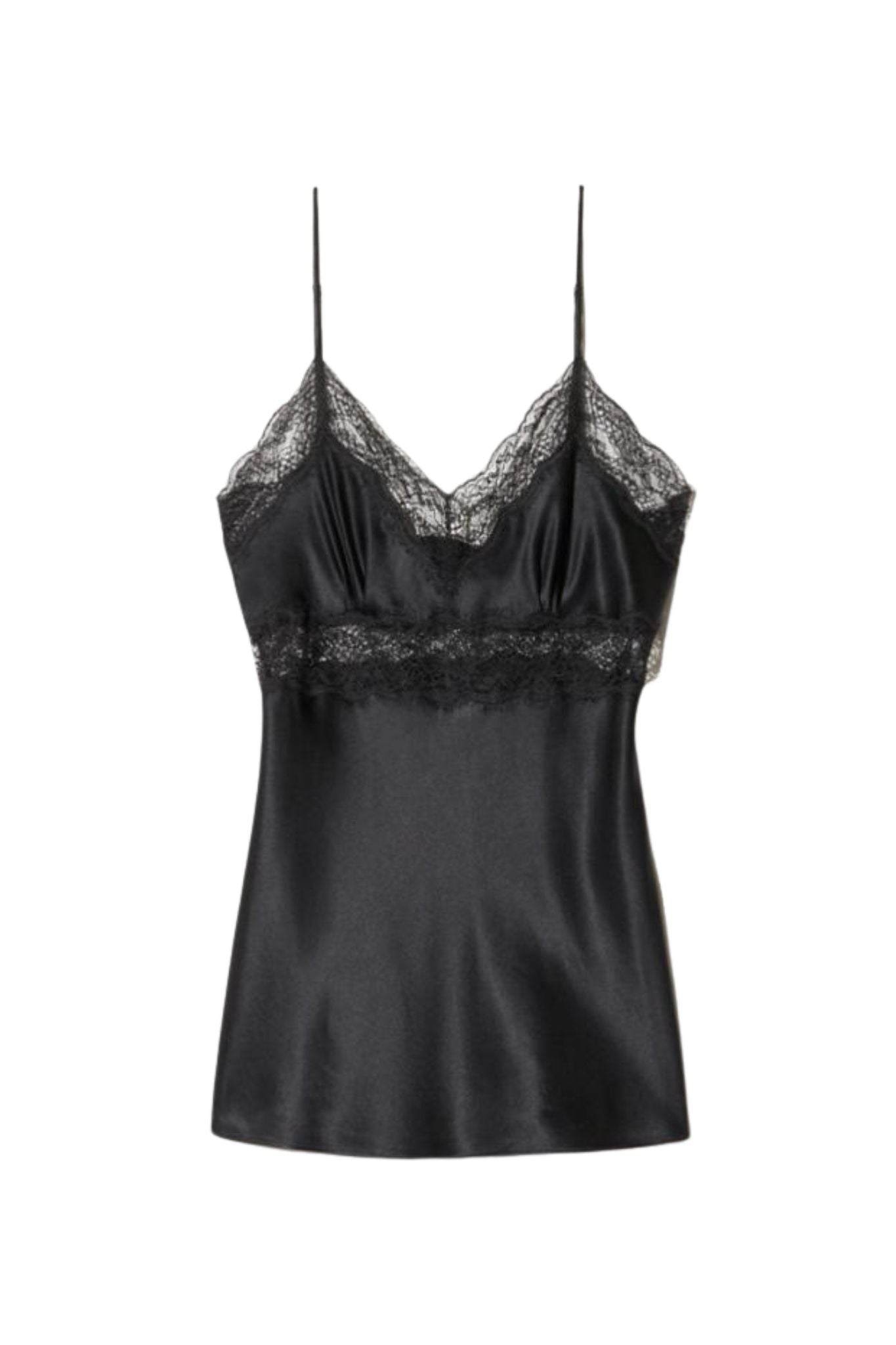 Nili Lotan Felicie Lace Cami Top - Vermillion