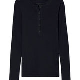 Nili Lotan Jordan Henley Tee - Vermillion