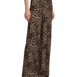 Nili Lotan Kiana Jersey Pant - Vermillion