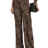 Nili Lotan Kiana Jersey Pant - Vermillion