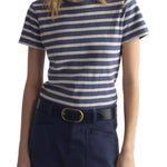 Nili Lotan Lana Crewneck Tee - Vermillion