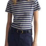 Nili Lotan Lana Crewneck Tee - Vermillion