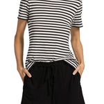 Nili Lotan Lana Crewneck Tee - Vermillion