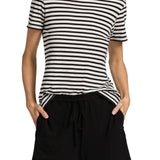 Nili Lotan Lana Crewneck Tee - Vermillion