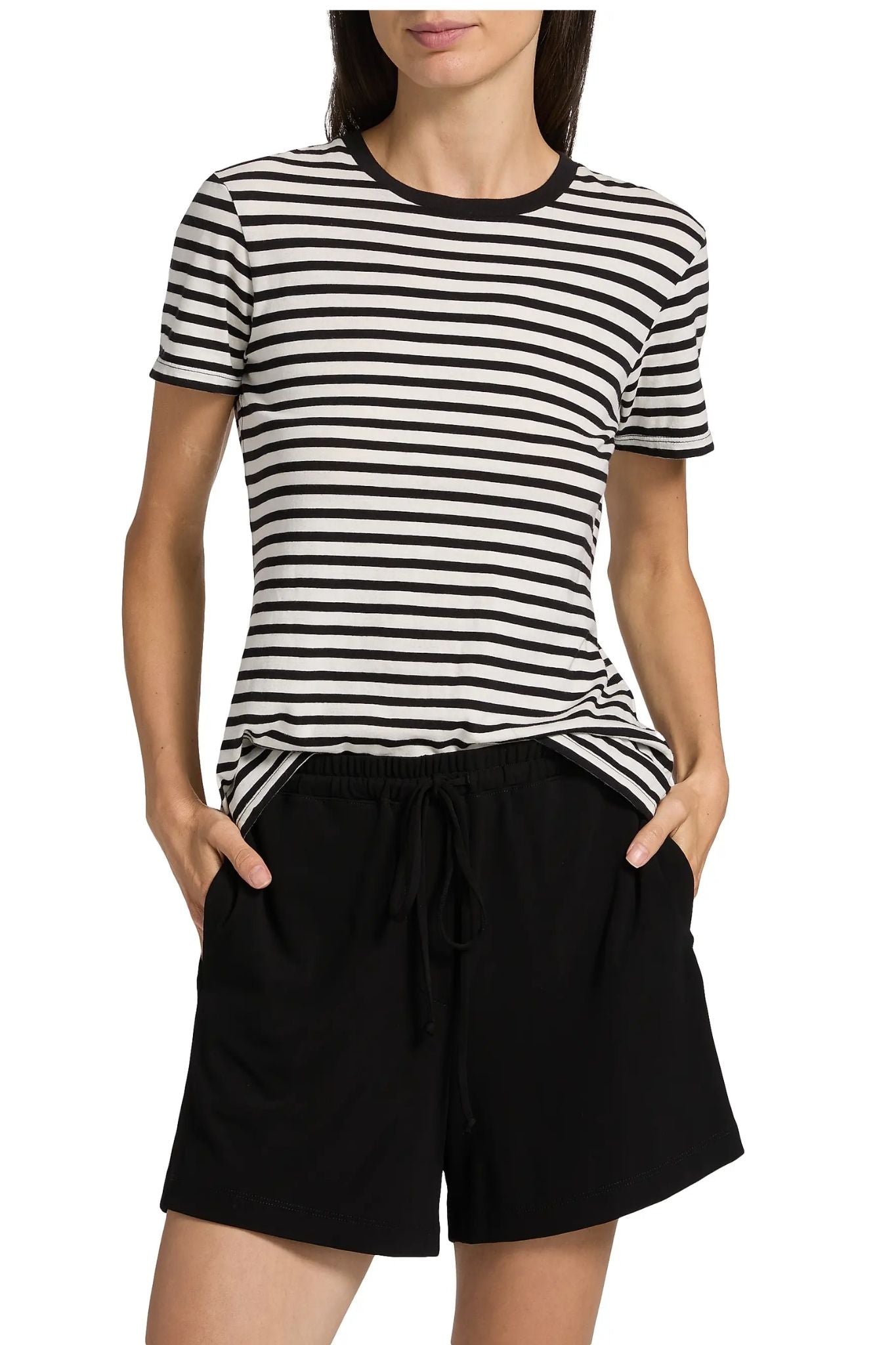 Nili Lotan Lana Crewneck Tee - Vermillion