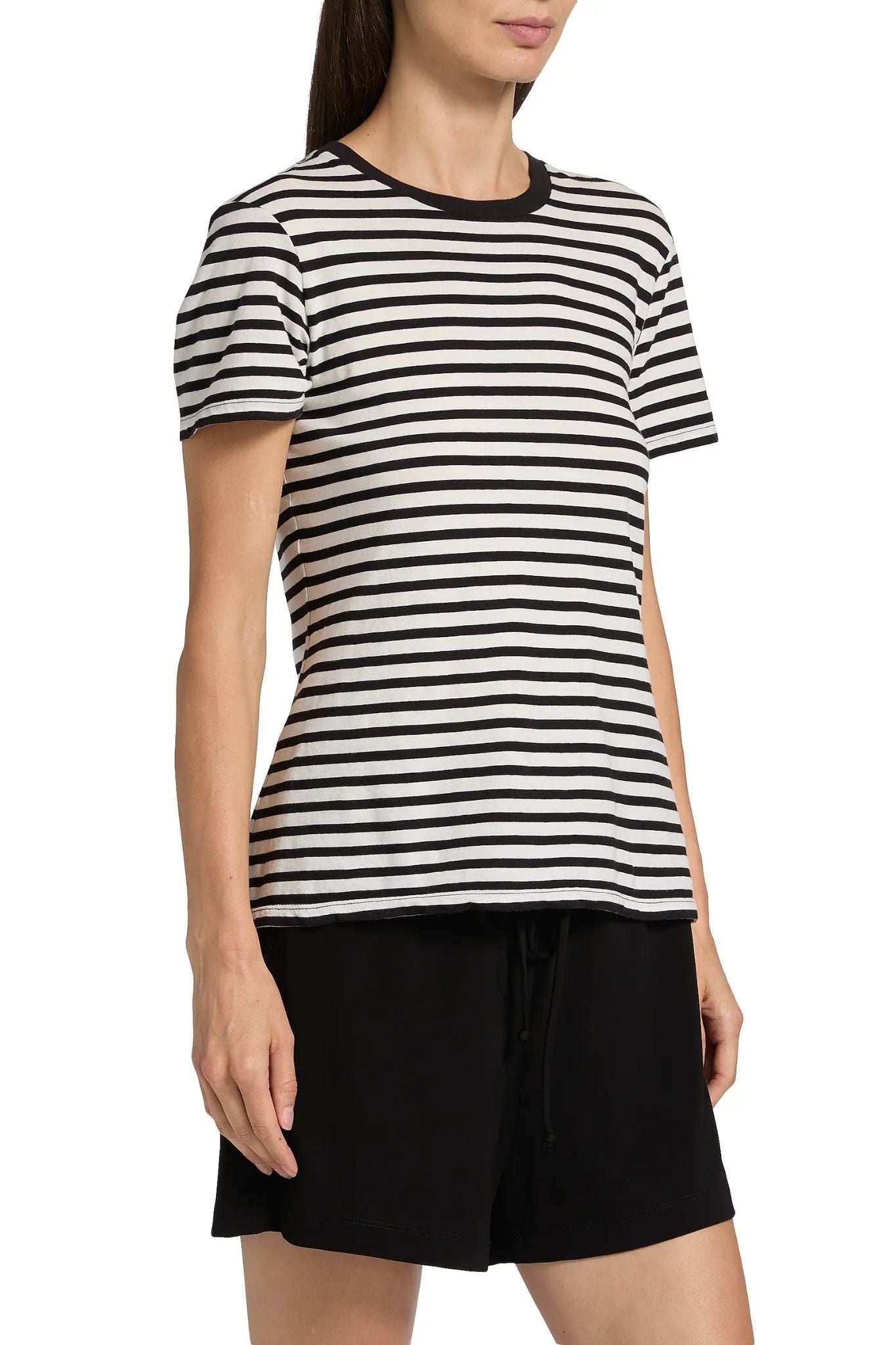 Nili Lotan Lana Crewneck Tee - Vermillion