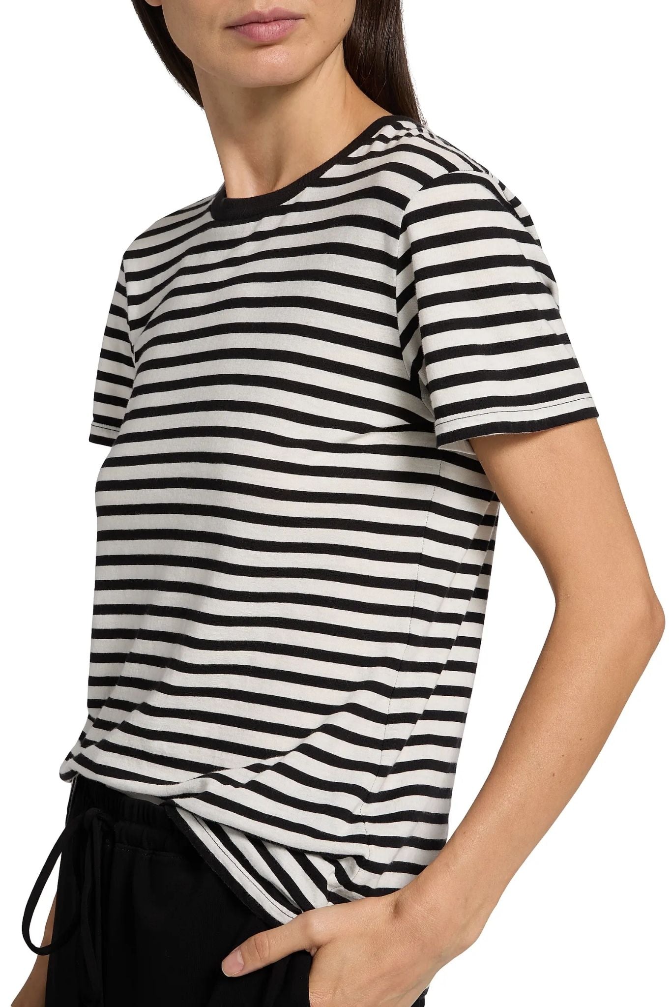 Nili Lotan Lana Crewneck Tee - Vermillion