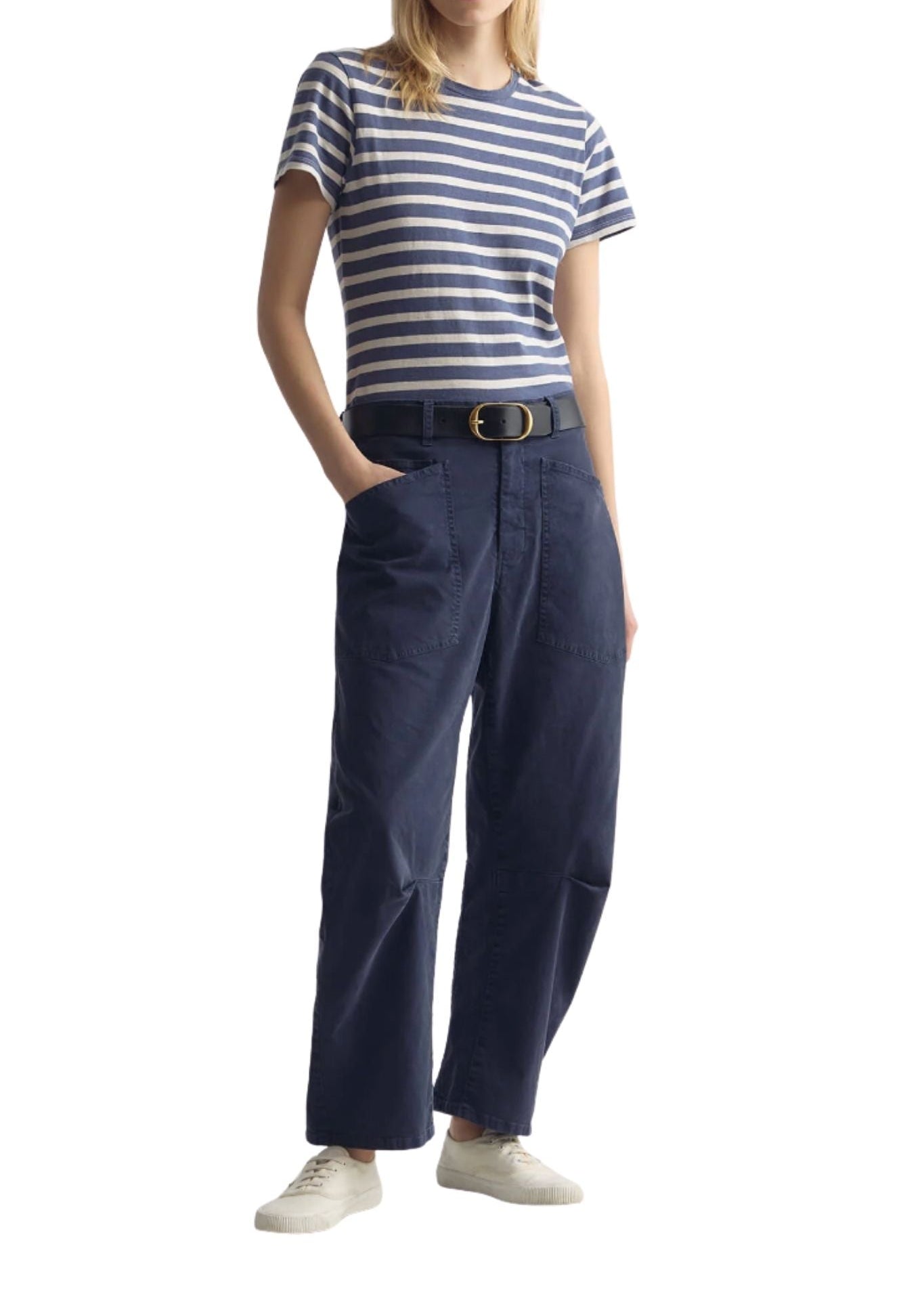 Nili Lotan Lana Crewneck Tee - Vermillion