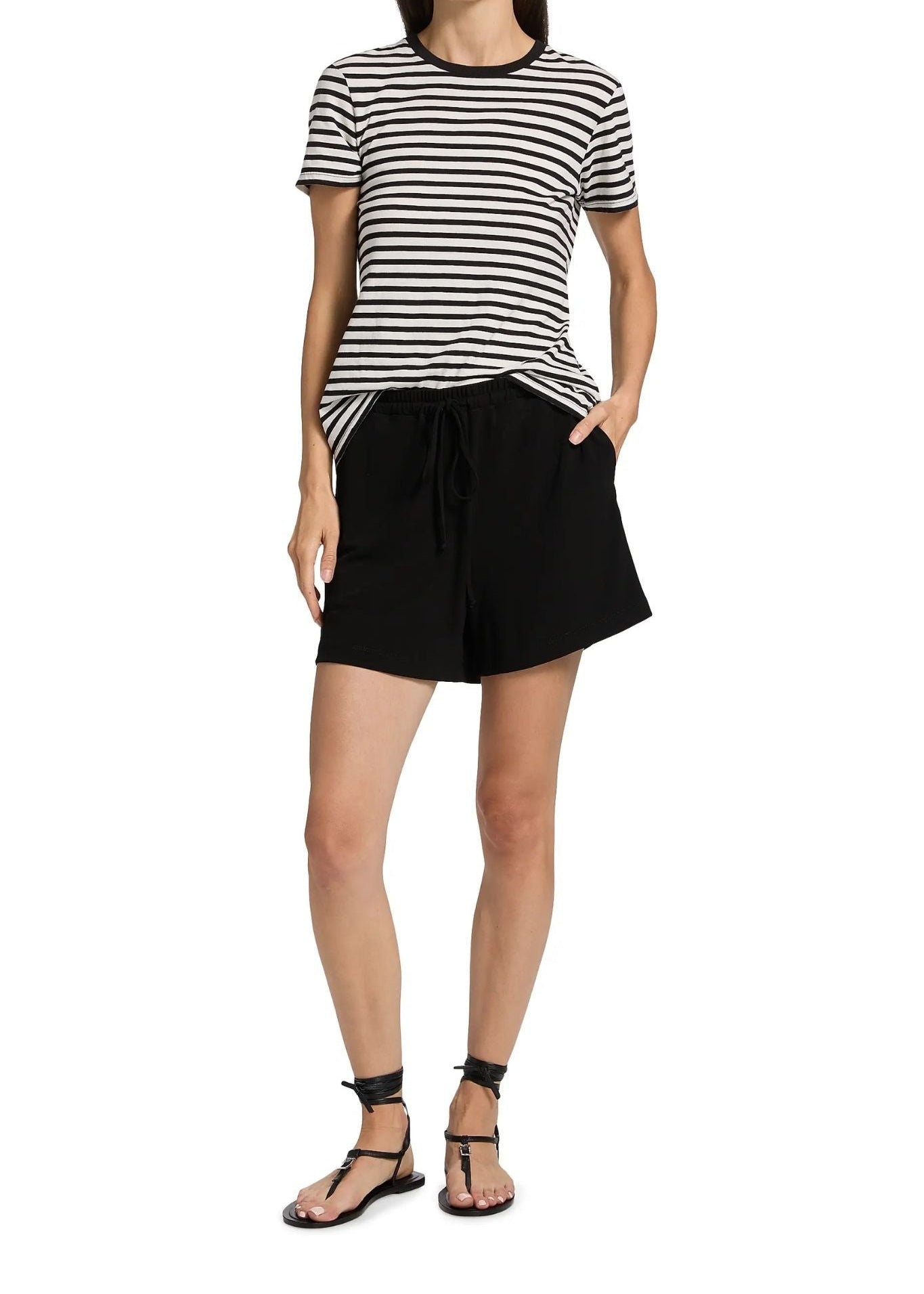 Nili Lotan Lana Crewneck Tee - Vermillion