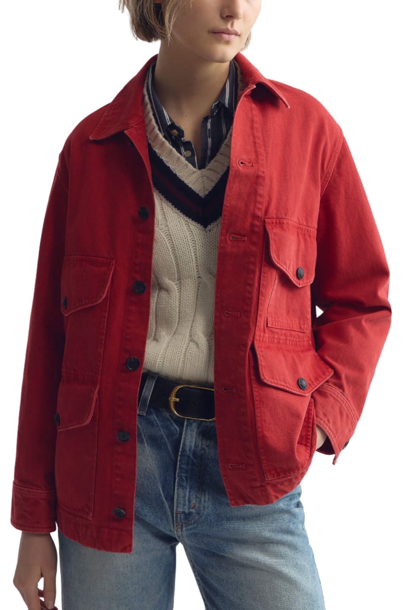Nili Lotan Leroy Jacket - Vermillion