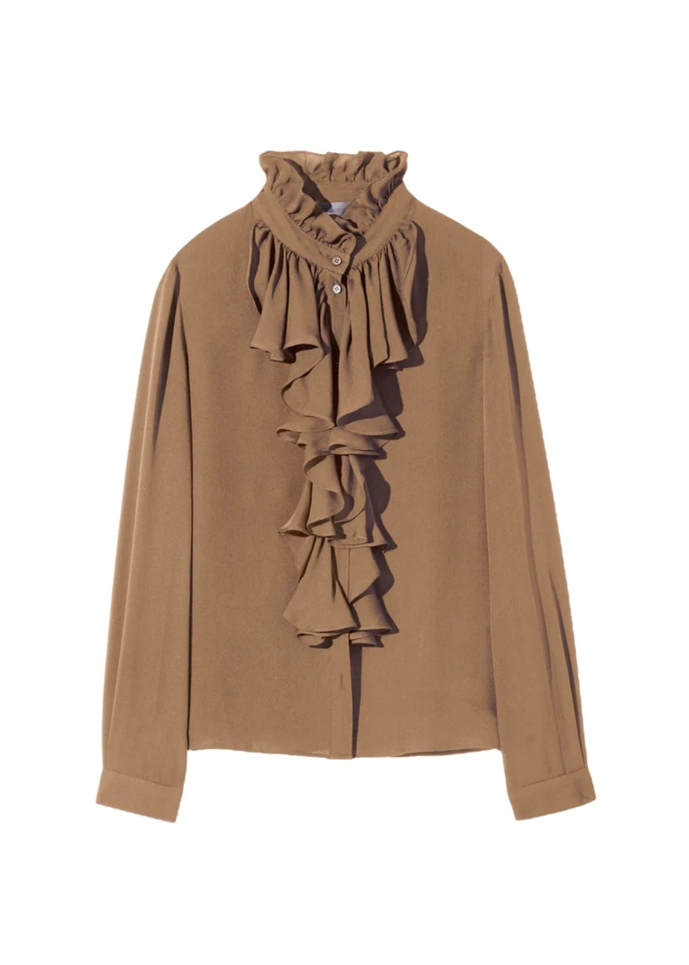 Nili Lotan Lily Blouse - Vermillion