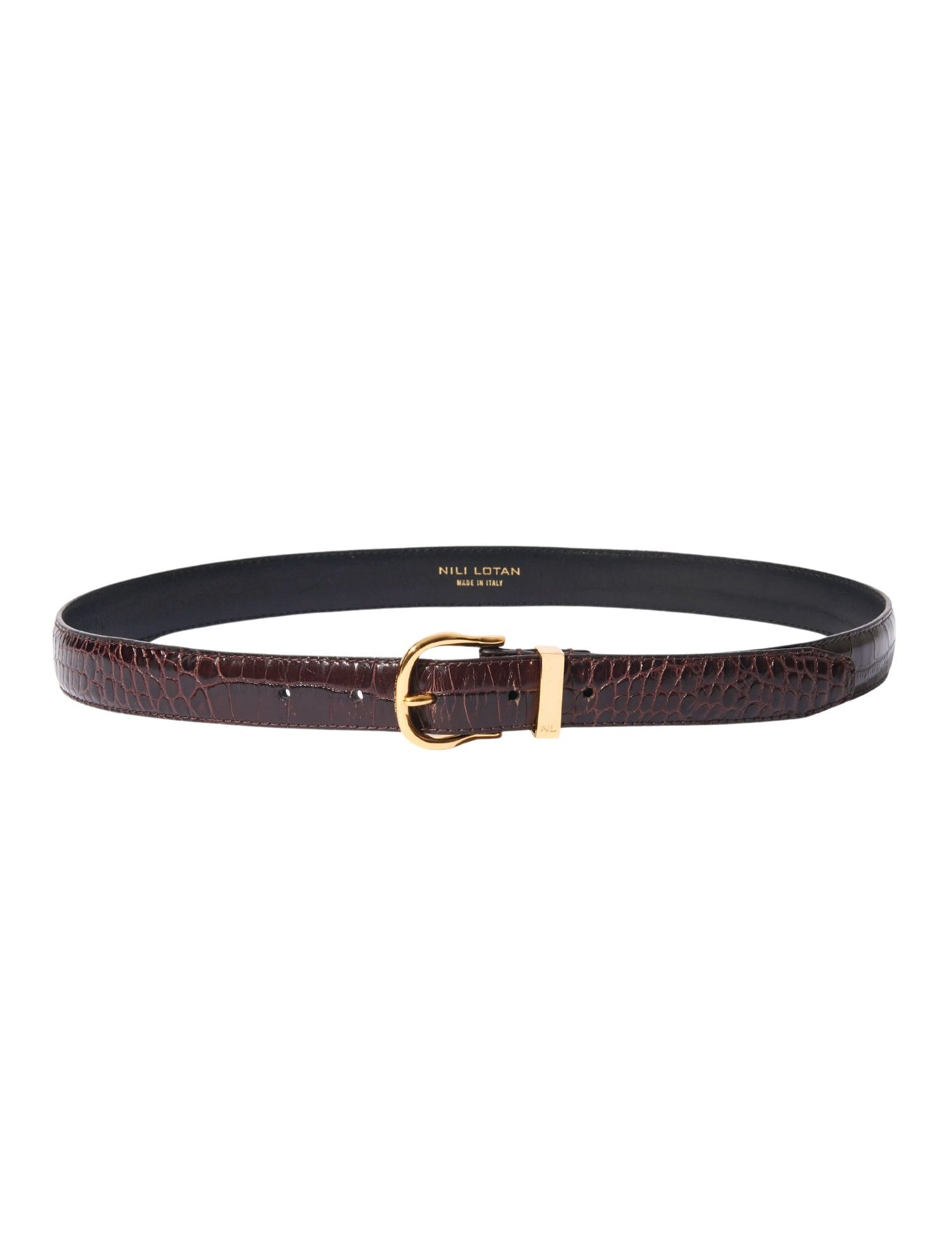 Nili Lotan Louise Belt - Vermillion