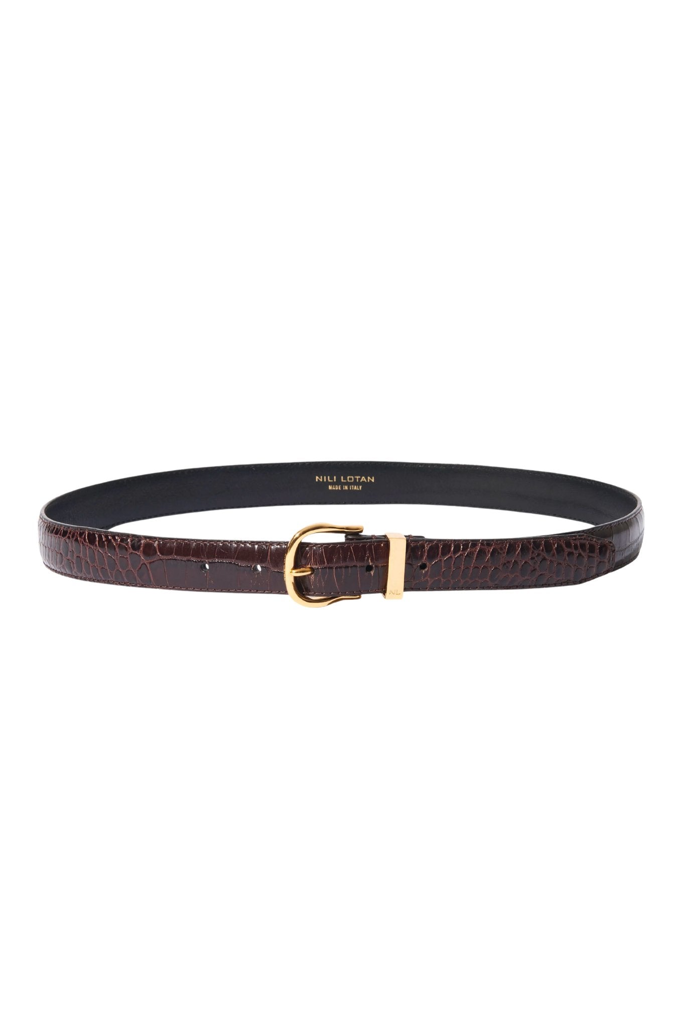 Nili Lotan Louise Belt - Vermillion